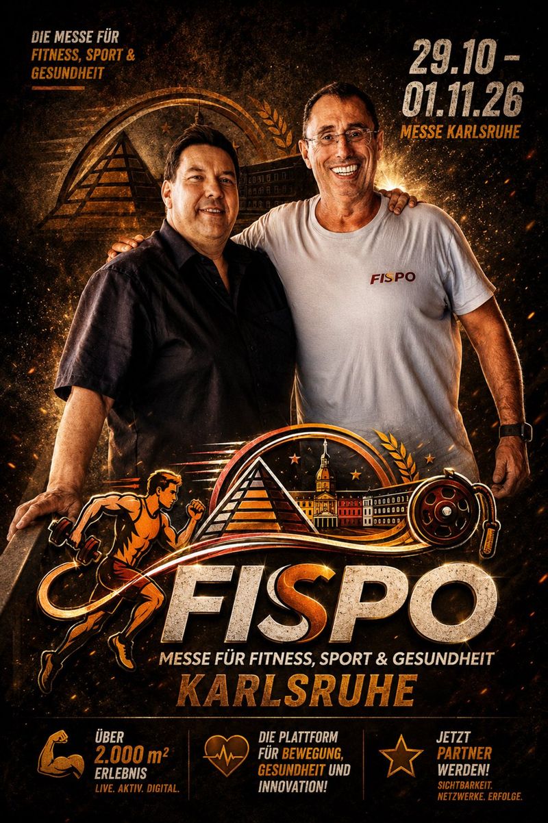 Ralf Schütten und Joachim Decker, die Veranstalter der FiSpo Karlsruhe