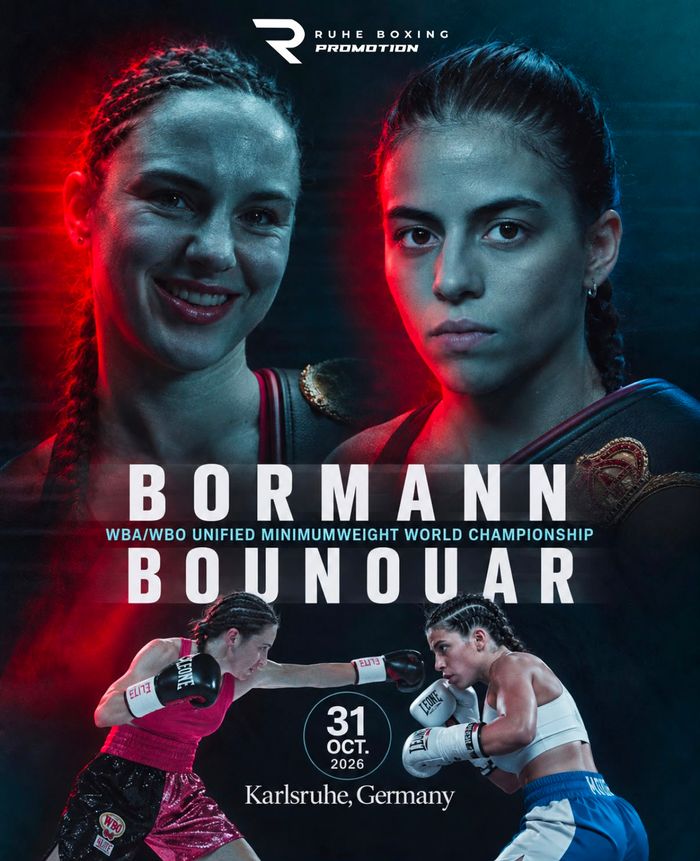 Plakat Sarah Bormann vs. Bounouar