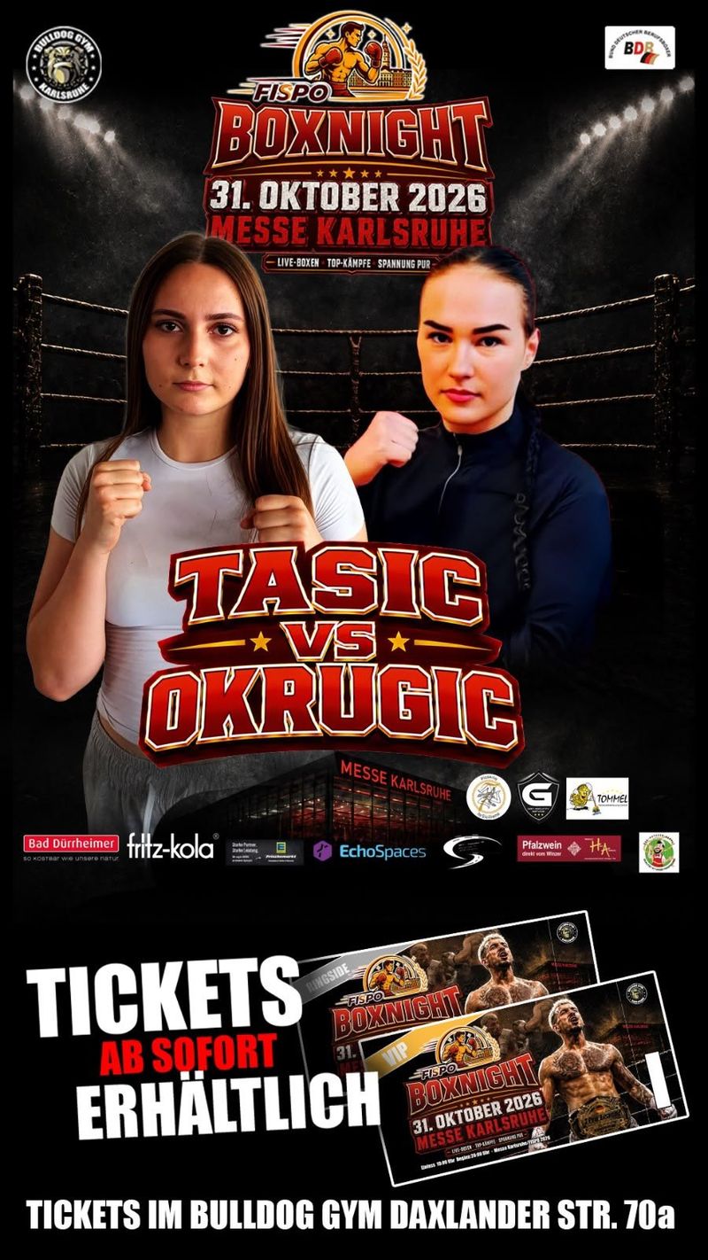 Plakat Tasic vs. Okrugic
